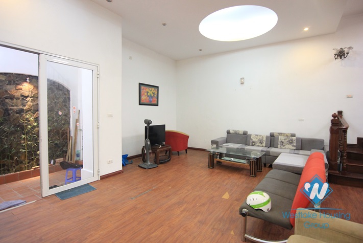 Spacious furnished house with 4 bedrooms and 4 bathrooms for rent in Tay Ho.